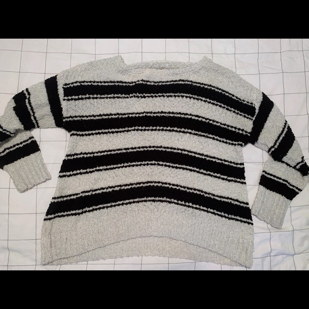 Striped Knit Sweater